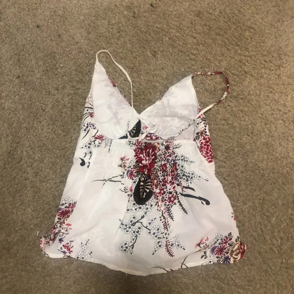 Women's Floral Shirt Size S - Picture 3 of 7